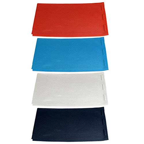 Tiantianchaye Hojas de molde de prensa de fundación de cera de abejas de silicona de apicultura flexible máquina de cera de colmena en relieve placa base herramienta de estampado Cover