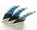 Lifyn2 Surfing Fins Surfboard Tail Fin Box Surfing Tail Rudder Plug 5 Degrees 9 Degrees SUP Fin Box 3Pcs/Set (Color : Black 9 Degrees)