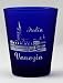 Venice (Venezia) Italy Cobalt Blue Frosted Shot Glass