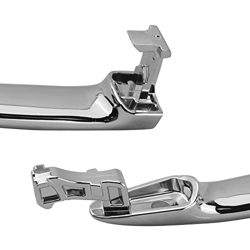 Osompar Exterior Door Handle Front/Rear Driver & Passenger Side Compatible With Toyota Camry 4Runner Highlander Avalon Tacoma Door Handle Auto Parts (4Pcs, Chrome) #TOP5