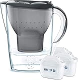 brita wasserfilter marella im vorratspack mit 6 x maxtra kartuschen Perfekter Geschmack: Für ein volles Aroma von Kaffee und Tee reduziert die BRITA Wasserfilter-Kartusche zuverlässig Kalk und geschmacksstörende Stoffe wie Chlor im Leitungswasser