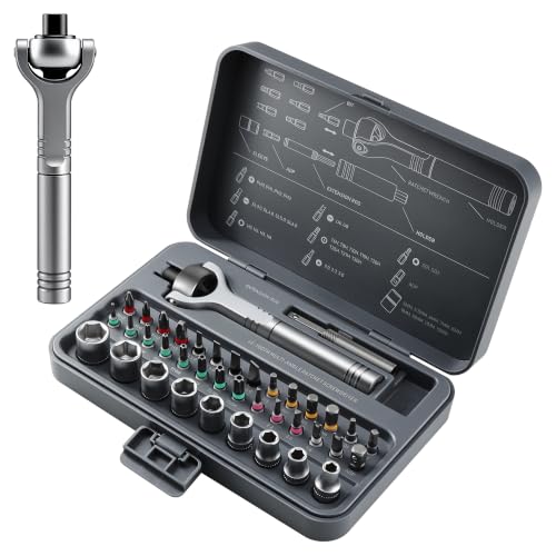 40-in-1 Magnetic Ratchet Screwdriver Set Detachable Handle - image 1