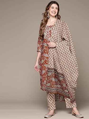 Image of anubhutee Women's Cotton Kurta set