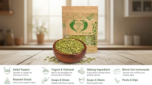 Image of arshutara Farm Pumpkin Seeds 50g | 100% Natural & Raw Kaddu Beej | High Protein, Fiber & Healthy Fats | Superfood Snack for Eating
