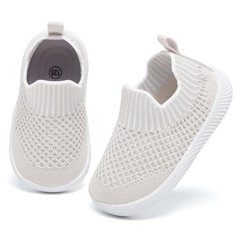 Image of MORENDL Baby Toddler Walking Socks Non-Slip Breathable Unisex Casual Sneakers