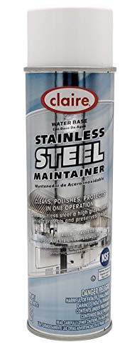 Claire CP844 HP Stainless Steel Cleaner/Maintainer Water Base 12/16oz/Case, N/A
