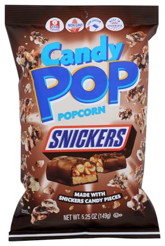 Candy Pop Popcorn Snickers, palomitas de maíz con sabor a Snickers de 149g