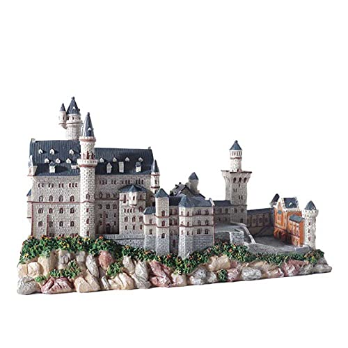 Castillo de Neuschwanstein modelo arquitectónico miniatura estatua 2