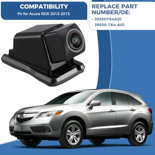 Image of 39530-TX4-A01 Rear View Backup Reverse Camera Fit for Acura RDX 2013-2015 Parking Back Up Assist Camera Replace#39530TX4A01