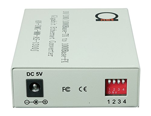 Multimode Gigabit Fiber Media Converter - Built-In Fiber Module 2 Km (1.24 Miles) Sc – To Utp Cat5E Cat6 10/100/1000 Rj-45 – Auto Sensing Gigabit Or Fast Ethernet Speed - Jumbo Frame - Llf Support #TOP3
