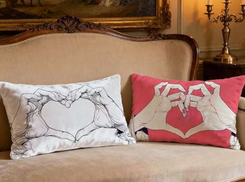 Taie oreiller 50x70cm lot de 2 velours rose housse coussin salon lit - 2