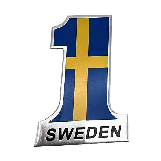 3D-utseende klistermärke 3D aluminium Sverige flagga bil styling klistermärke emblem dekal bricka SE bilar kaross fönster stötfångare dörr till Volvo V70 XC60 S60 V60 V40 bil 3D utseende klistermärke (färg: S0494 )