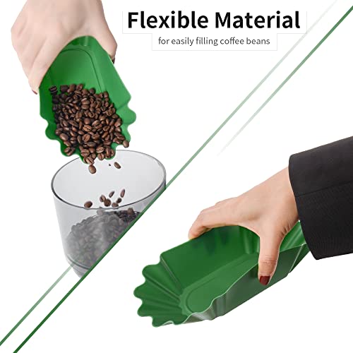 Cafemasy Coffee Beans Cupping Sample Tray Reusable Plastic Plate For Scooping And Weighing Coffee Bean(4Pcs, Capacity Of 450G/15.87Oz Green Coffee Beans) #TOP4