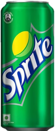 Sprite Lemon-Lime Flavoured Cold Drink | Refreshing Taste | Clear Soft Drink with No Added Colours | Recyclable Can, 300 ml