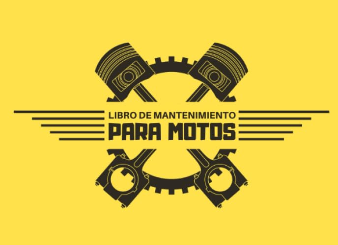 Libro de Mantenimiento para Motos: Registro de mantenimiento y reparación de motocicletas - 20,96 cm x 15,24 cm, 101 páginas - Páginas prefabricadas ... su moto - Adecuado para todos los fabricante.