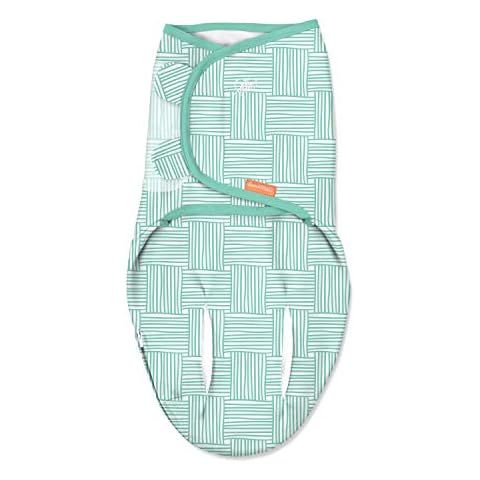 SwaddleMe Luxe Perfect Temp Swaddle with 100% Organic Cotton - Small/Medium, 1 Pack, Basket Weave, 0-3 Months Cover