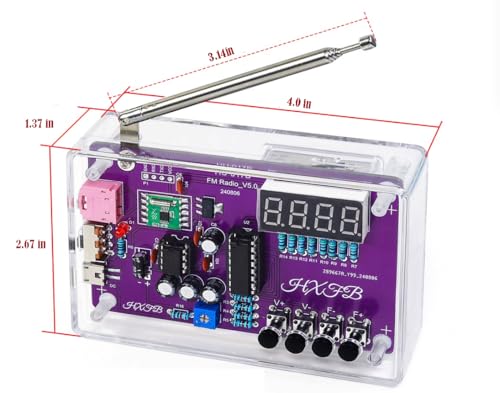 Gikfun Portable FM Radio Kit Soldering Practice Electronic Soldering Hobbyist Kit FM 87-108MHz with 2 Power Modes EK2163 - Image 6