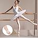 Foot Undies for Dance Girls, Foot Undies, 1 Pair Breathable Absorbent Toe Thongs for Dance, Soft Elastic Non Slip Ballet Half Soles, XL