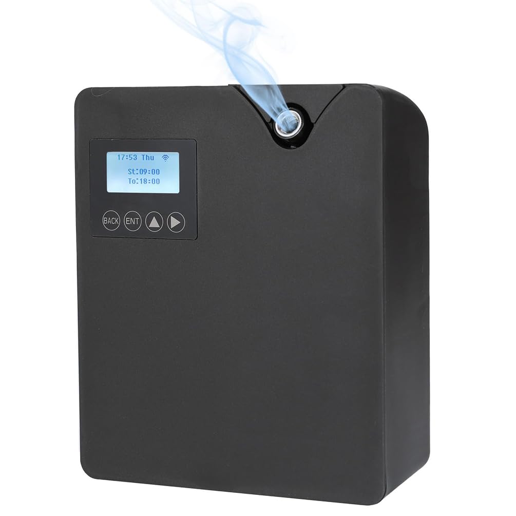 Diffusore di oli essenziali, 300 ml, tecnologia di nebulizzazione senz'acqua, copertura 2000 mq, diffusore di profumo HVAC per grandi stanze, uffici, spa