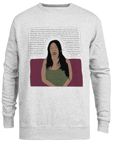 Pull ras du cou unisexe gris vêtement col rond mode streetwear