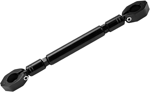Acouto Motorcycle Handlebar Crossbar 7/8" 22mm Motorcycle Balance Aluminum Alloy Motorbike Reinforce Lever Accessories Black Motorcycle Handlebar Brace