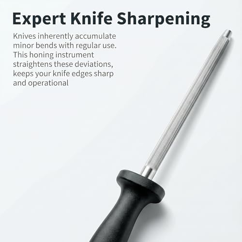 Knife Sharpener Rod 13 Inch Carbon Steel