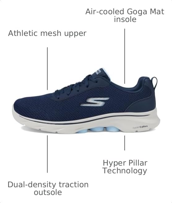 Image of Skechers Women's Go Walk 7 - Clear Path Athletic Walking Sneaker