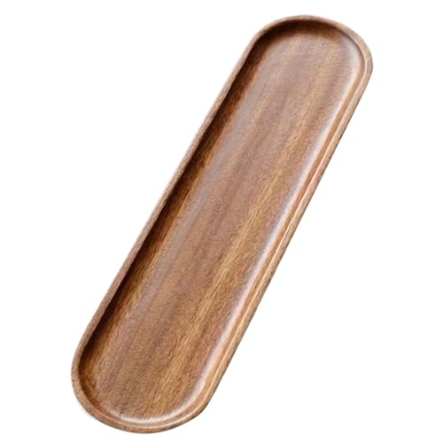 Bandeja para Servir Alimentos - Tabla Larga para Uso en el Hogar | Soporte para Comidas y Aperitivos - para Boda Restaurante Charcutería Queso Snacks Sushi Aperitivos