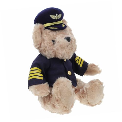 Imagen de WEKAMOS de Peluche Piloto y Muñeco de Felpa Decorativo Diseño Adorable para Regalo y Colección