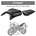 PSLER Front Rider Driver Rear Passenger Seat Pillion Cushion for YZF R1 2002 2003