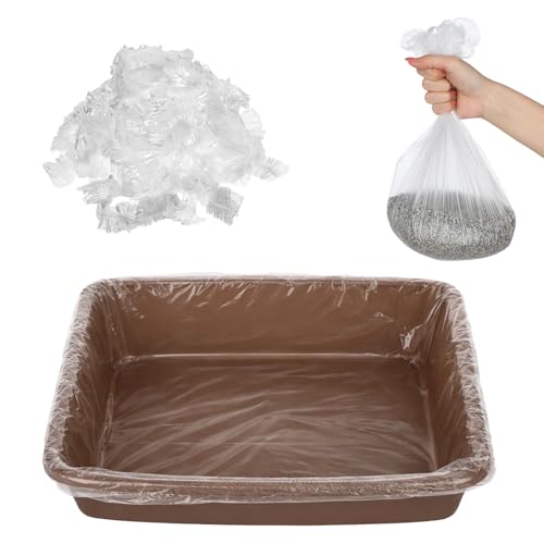 LXUEJIE 50 Pcs Disposable Plastic Cage Liners