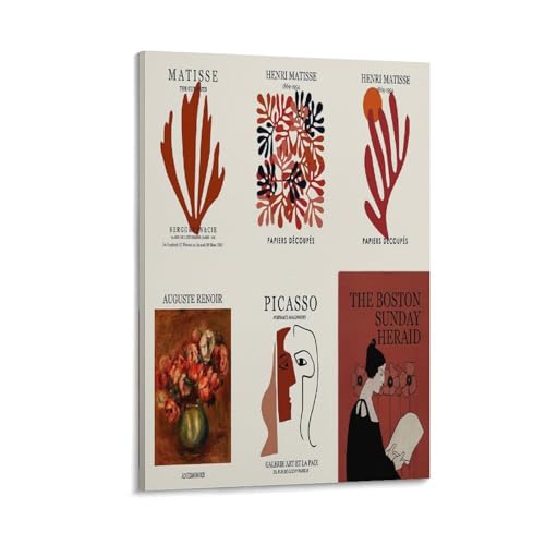 Poster Henri Matisse abstrait pour créer un salon bohème chaleureux