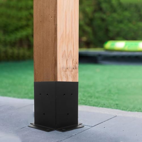 Supports d'ancrage de base résistants au vent UKCOCO pour structures de jardin - 5