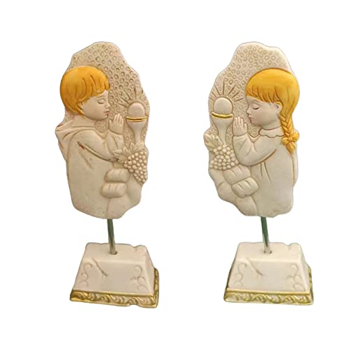 Figurine de prière pour fille et garçon, accessoire de table de Noël et église - 8