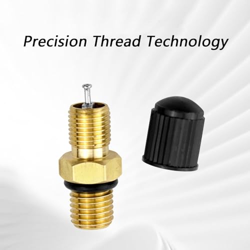 Strong Brass Valves con Núcleos US Tapas de Latón sin Herramienta Mejoras para Mantenimiento de Neumáticos de Auto y Bicicleta miniatura 6