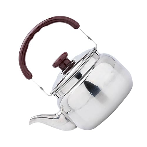 Hervidor Inoxidable Tetera Silbato Portátil Compatible con Cocina de Inducción y Gas Resistente Calor y Duradera