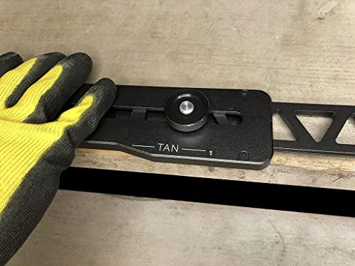 Sst Stair Tread Gauge And Shelf Layout Tool | Accurately Measure Material Edge, Length, Angle | Removable Edge Pins To Precisely Transfer Stair Treads, Risers, Shelves, Cabinet Dimensions #TOP3