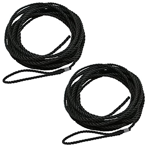 AC30-2 Extension Ladder Rope Replacement Compatible with Wernerr Extension Ladders, Rope Ladder Replacement for Wernerr AC30-2 All Extension Ladders Up to 40 Foot with Single Pulley - 2 Pack