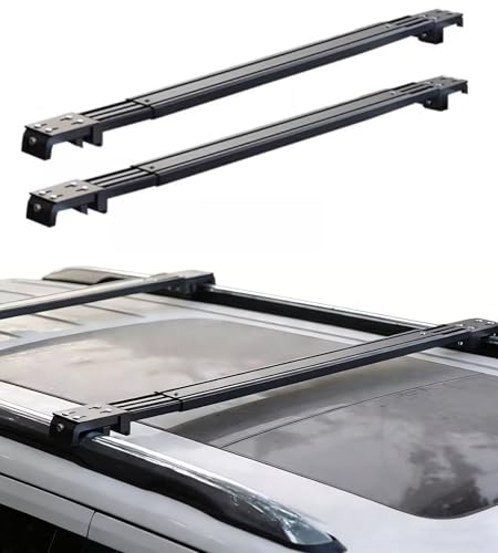 2Pcs Retractable Aluminum Roof Rack Cross Bars for BYD Sealion 5 DM-i 2026, Heavy Duty 200KG Dynamic Load Capacity, Adjustable Anti-Corrosion Rooftop Carrier, No Drilling Required (SY)