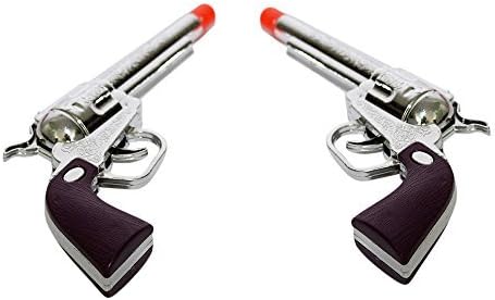 Miniatura 3 de Imprints Plus - Juego de juguetes vaqueros occidentales para niños acabado marrón y cromado bandana roja e insignia plateada y dorada 1 de cada