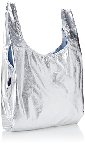 [バグゥ] エコバッグ STANDARD メタリック 100% Recycled メタリックシルバー