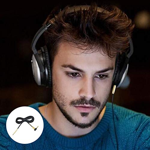 QC25 kabel, upgrade hoofdtelefoon, vervangkabel met microfoon en volumeregelaar voor Bose Quietcomfort QC25/QC35 II… - Afbeelding 8