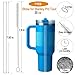 6-Pack Replacement Straws for Stanley Quencher Protour Flip Straw 30 OZ Cup, Straw for Stanley Pro Tour 30OZ Tumbler, Reusable,Made of Tritan,Dishwasher Safe,Food Safe,BPA Free,Clear