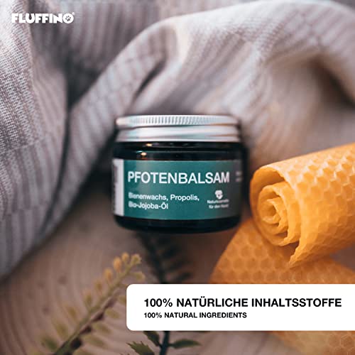 Pfotenbalsam Fluffino mit Propolis, Bienenwachs und Bio Jojobaöl