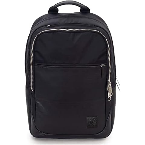 Invicta BIZ M Leather Backpack with Laptop Pocket Cover