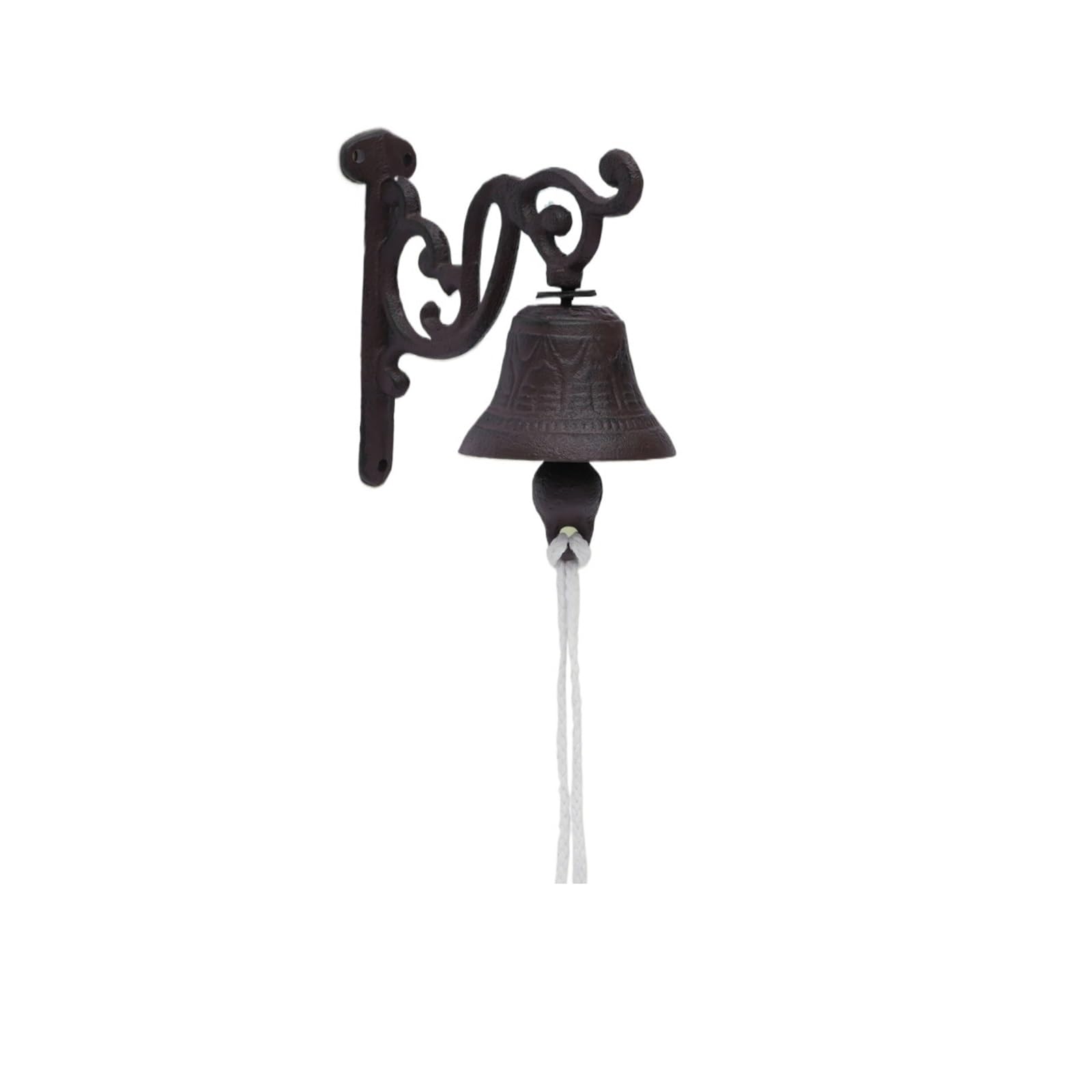 Ruwlfe One Color Vintage Cast Iron Nautical Bell For Home, Door, Bar