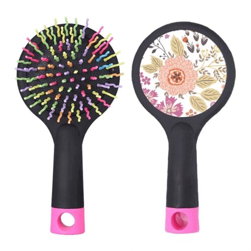 Brosse à cheveux démêlante Dahlia Flower pour votre routine matinale