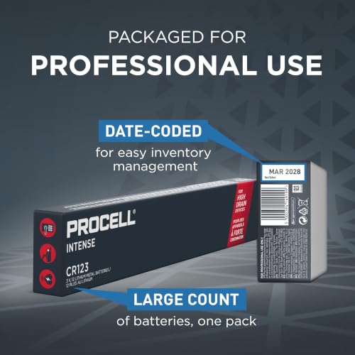 PROCELL CR123A 3V Lithium Batteries, High-Power Professional, 216-Count - image 4
