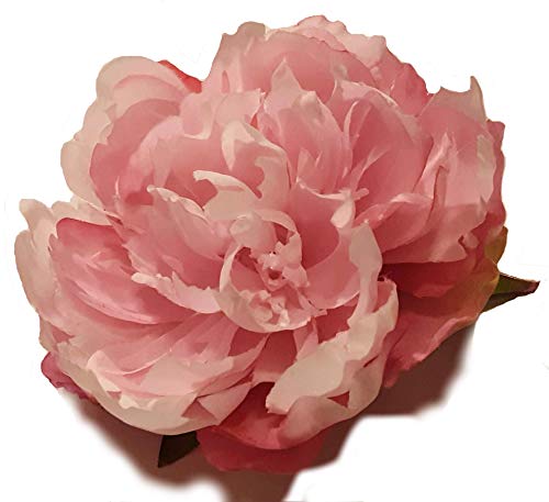 Large Pink Peony Flower Hair Clip and Pin