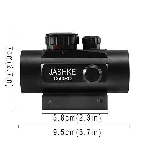 Leuchtpunktvisier Jashke Zielfernrohr 1×40 Red Dot